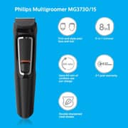 Philips 8-in-1 Hair Clipper & Face Multigroomer Trimmer Kit MG3730