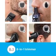Philips 8-in-1 Hair Clipper & Face Multigroomer Trimmer Kit MG3730