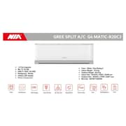 Gree Split Air Conditioner 1.5 Ton G4MATIC-R20C3