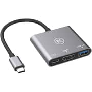 Max & Max MX-MC107 3 in 1 USB Type-C Hub with HDMI+USB