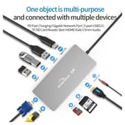 Blueendless HC-101A 10 in 1 USB-C Hub