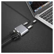 Blueendless HC-401A 4 in 1 USB-C Hub Grey