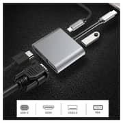 Blueendless HC-401A 4 in 1 USB-C Hub Grey