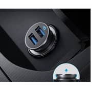 Anker Dual USB Port Car Charger Silver