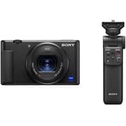 Sony DSCZV1 Digital Vlogging Camera + Sony GPVPT2-Shooting Grip Bundle