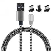 IQ Magnetic Type C To Micro USB Cable 1M Assorted