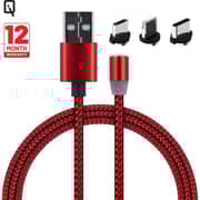 IQ Magnetic Type C To Micro USB Cable 1M Assorted