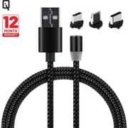 IQ Magnetic Type C To Micro USB Cable 1M Assorted