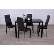 Pan Emirates Easton Dining Set 1+4 121*70*75cm