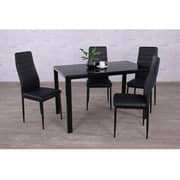 Pan Emirates Easton Dining Set 1+4 121*70*75cm