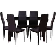 Pan Emirates Uniqa Dining Set 1+6 140*80*74cm