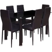 Pan Emirates Uniqa Dining Set 1+6 140*80*74cm