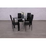 Pan Emirates Uniqa Dining Set 1+4 120*70*74cm