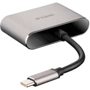 Dlink DUBV210 USB-C To HDMI/VGA ADP gray