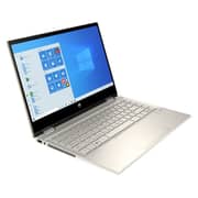 HP Pavilion x360 14M-DW0023DX Convertible Touch Laptop - Core i5 1GHz 8GB 256GB Shared Win10 14inch FHD Gold English Keyboard 2 Pin Adapter