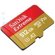 Sandisk Extreme Micro SDXC Memory Card 512GB Red and Brown SDSQXA1-512G-GN6MN