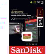 Sandisk Extreme Micro SDXC Memory Card 1TB Red and Brown SDSQXA1-1T00-GN6MN