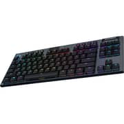 لوحة مفاتيح لوجيتك تينكيليس لايت سبيد  RGB  كليك لاسلكية  368mm  أسود