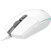 Logitech Lightsync Gaming Mouse 62.15mm White