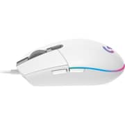 Logitech Lightsync Gaming Mouse 62.15mm White