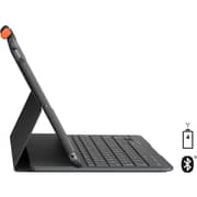 Logitech Slim FOLIO iPad Keyboard Case 10.2 Inch, 7th Generation, Bluetooth, With Integrated Wireless Keyboard, AR Layout Graphite