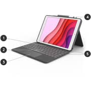 Logitech Combo Touch Case Balck for iPad 10.2