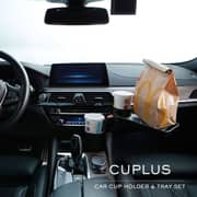 Kustomplastic Cup Holder and Tray Wireless Charger 365mm Black
