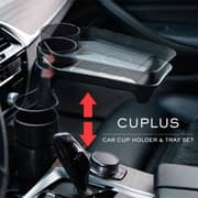 Kustomplastic Cup Holder and Tray Wireless Charger 365mm Black
