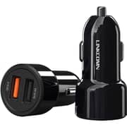 Linkcomn Dual USB Car Charger 590mm Black