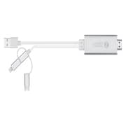 Zoook HDMILINK A300 Universal 3-in-1 HDMI Adapter Cable 3m White