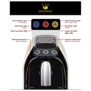 Nespresso Compatible Espresso Coffee Machine Black With 50 Coffee Capsules