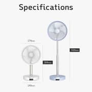 Bluefeel Barset 4D Adjustable Wireless Fan 52cm Blue