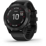 Garmin 010-02158-02 6 Pro Fenix Band Watch Black W/ Black