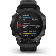 Garmin 010-02158-02 6 Pro Fenix Band Watch Black W/ Black