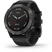 Garmin 010-02158-11 6 Fenix Sapphire Band Watch Grey W/Black