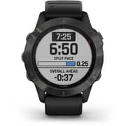 Garmin 010-02158-11 6 Fenix Sapphire Band Watch Grey W/Black
