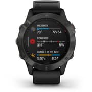 Garmin 010-02158-11 6 Fenix Sapphire Band Watch Grey W/Black
