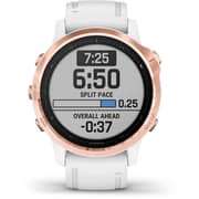 Garmin 010-02159-11 6S Pro Fenix Rose Band Watch Gold W/ White