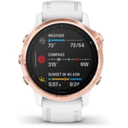 Garmin 010-02159-11 6S Pro Fenix Rose Band Watch Gold W/ White
