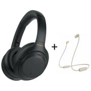 Sony WH1000XM4/BME Wireless Noise-Canceling Headphones Black + Sony WI-C310 Wireless In-ear Headphones Limited Gold Edition