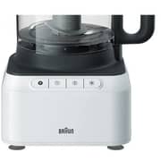 Braun 800W 2.1L Bowl, 1.2L Blender, 2 Speeds + Pulse, White Food Processor – FP3131WH