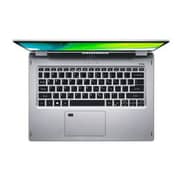 Acer Spin 3 SP314-54N-54H4 Touch Laptop - Core i5 1.0GHz 8GB 1TB Shared Win10 14inch FHD Silver English/Arabic Keyboard