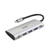 Wiwu ALPHA631 6 In 1 USB Type-C Hub