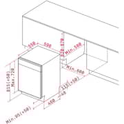 TEKA Built‑In Dishwasher 12‑Place Settings & 5 Modes - DW8 55 FI