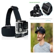 Thieye Harner+wrist Strap Bundle Accessories Bike Chest Strap Clip Monopod for Thieye DJI Action Camera black