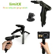 Thieye Harner+wrist Strap Bundle Accessories Bike Chest Strap Clip Monopod for Thieye DJI Action Camera black
