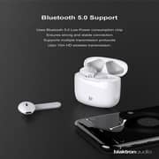Blaktron Airmax T12 True Wireless Earbuds White