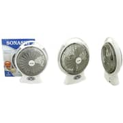 Sonashi Rechargeable Oscillating Table Fan SRF-412