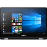 Asus Vivobook TP412 FAEC598 Laptop Core i3 2.1GHz 4GB 128GB Win10 14inch FHD Galaxy Blue English/Arabic Keyboard