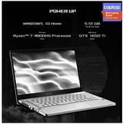 Asus ROG Zephyrus G14 GA401II-HE046T Gaming Laptop - Ryzen 7 2.9GHz 16GB 512GB 4GB Win10 14inch FHD White NVIDIA GeForce GTX 1650Ti
